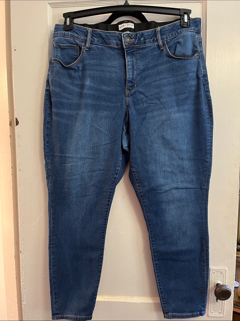 Ava & Viv Dark Blue Stretch Skinny Jeans